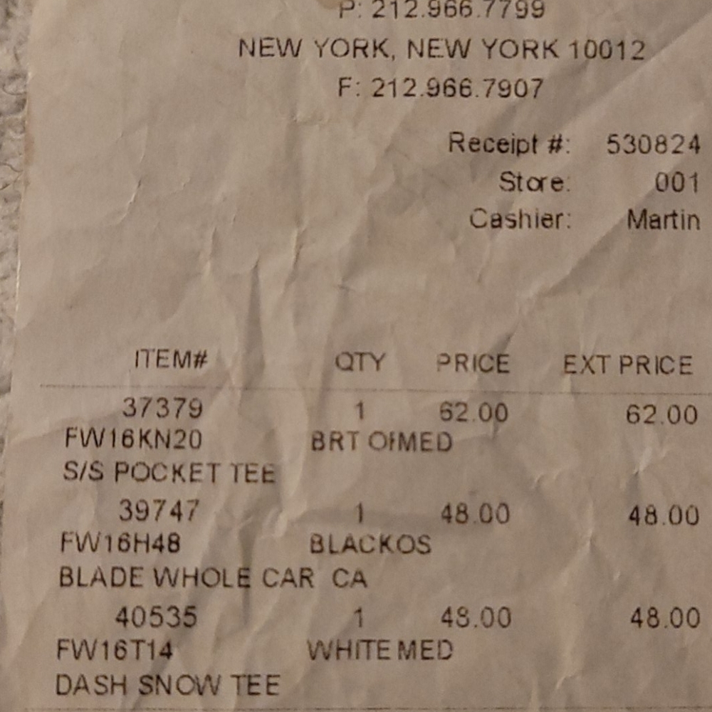AUTHENTIC Supreme X Dash Snow White Tee - Picture 6 of 6